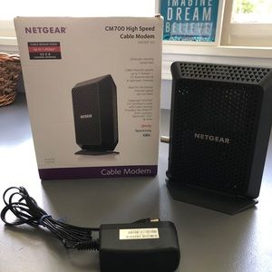 NETGEAR Dual Band WiFi Router and Cable Modem